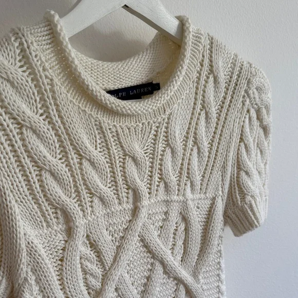 Ralph Lauren White Knit Top - Picture 5 of 6